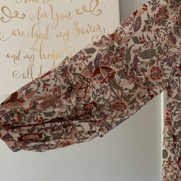 Anthropologie Love The Floral‎ Label Botanical Top NWOT Size Medium - Picture 9 of 14